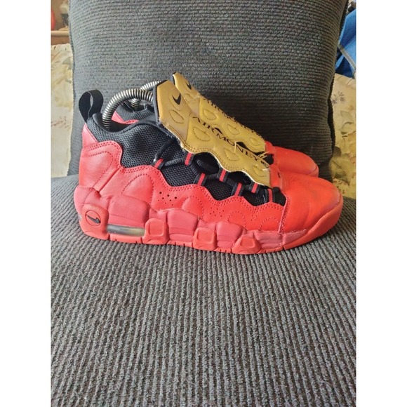 Nike‎ Shoes Youth 6Y W7.5 Air More Money " Golden Bred" Sneakers AH5215-600 - Picture 3 of 8